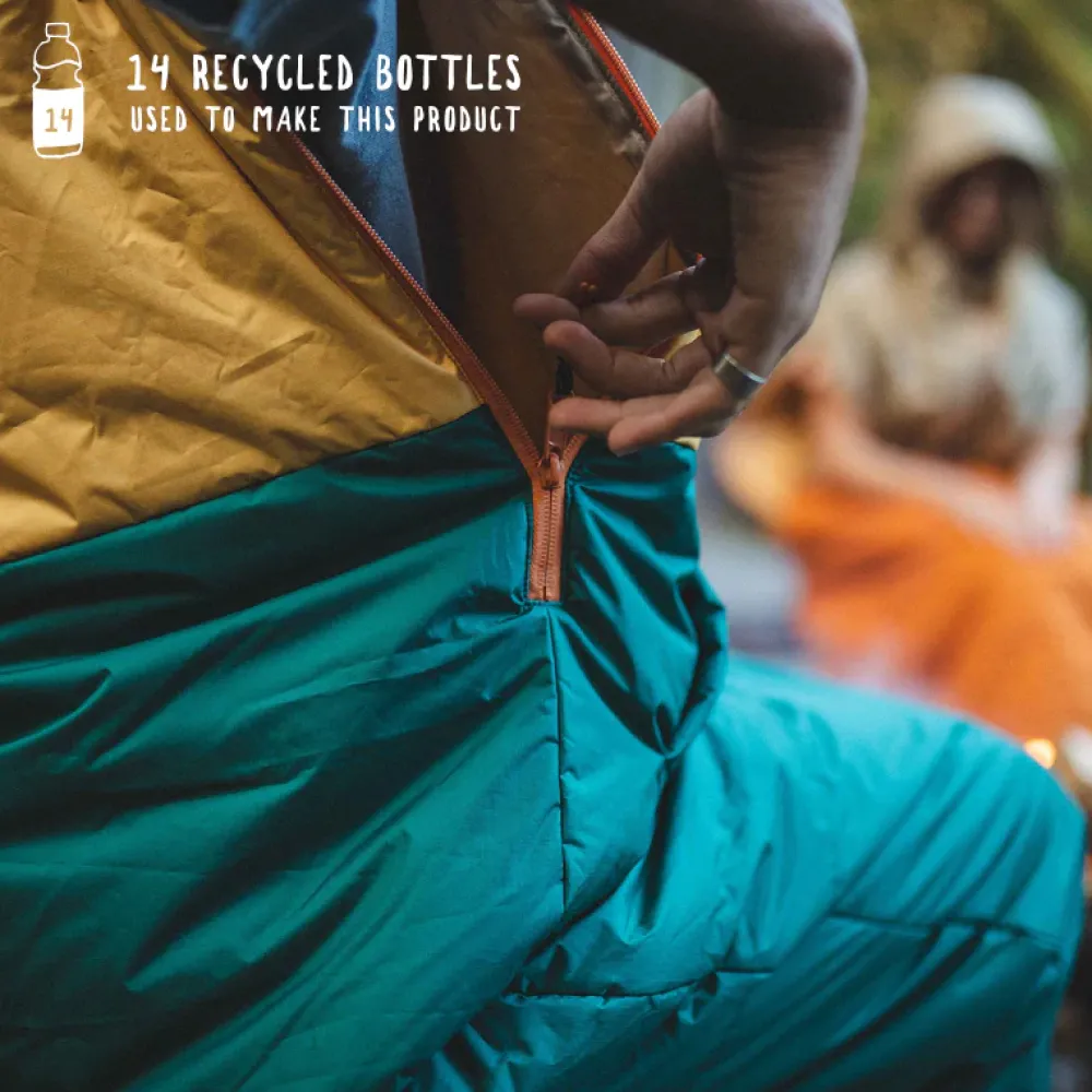 Passenger Accessories|Blankets>Good Times Recycled Sleep Sack Ochre Yellow/ Storm Green