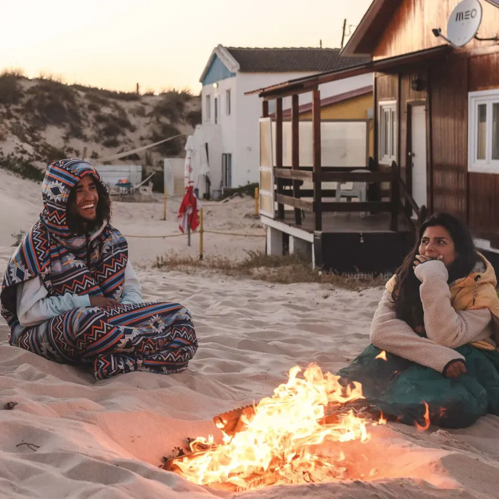 Passenger Accessories|Blankets>Good Times Recycled Sleep Sack Ochre Yellow/ Storm Green