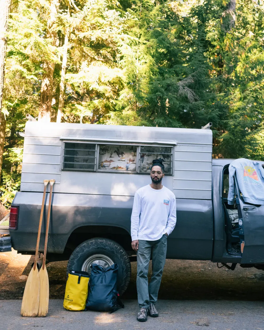 Floris van Bommel T-Shirts & Tank Tops|Men's Outlet>Grounded Organic Relaxed Fit LS T-Shirt White