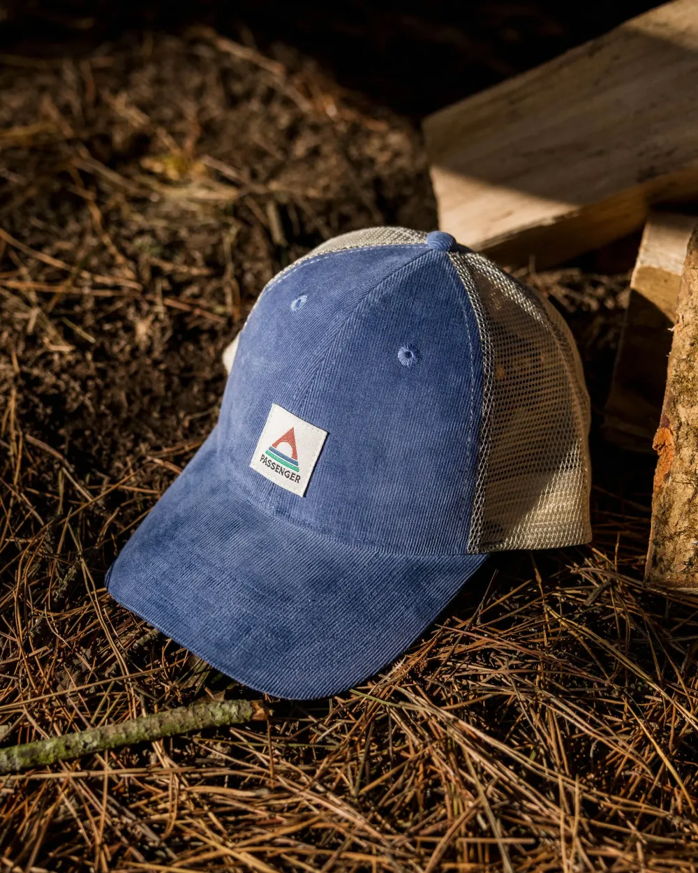 Floris van Bommel Accessories|Caps & Hats>Harbour Cord Snapback Cap Washed Blue