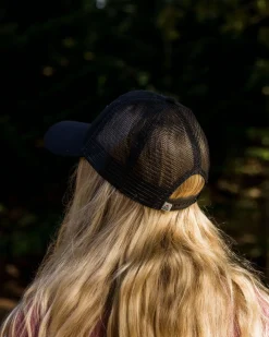 Passenger Accessories|Caps & Hats>Harbour Mesh Low Profile Snapback Cap Black