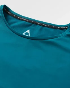 Passenger Tops & T-Shirts|Activewear>Hatha Recycled Active Top Blue Steel