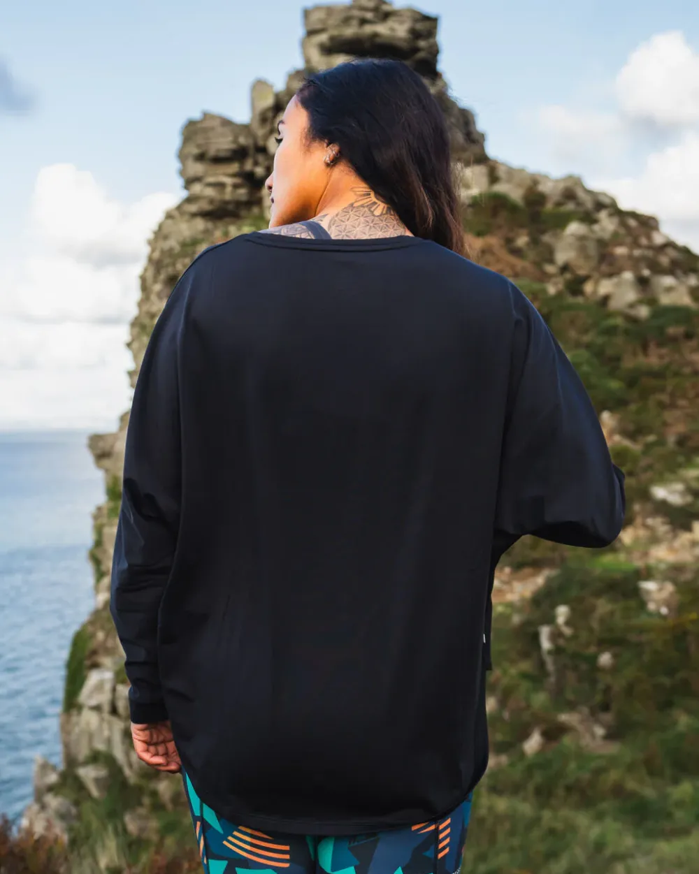 Passenger Tops & T-Shirts|Activewear>Hatha Recycled Active Top Black