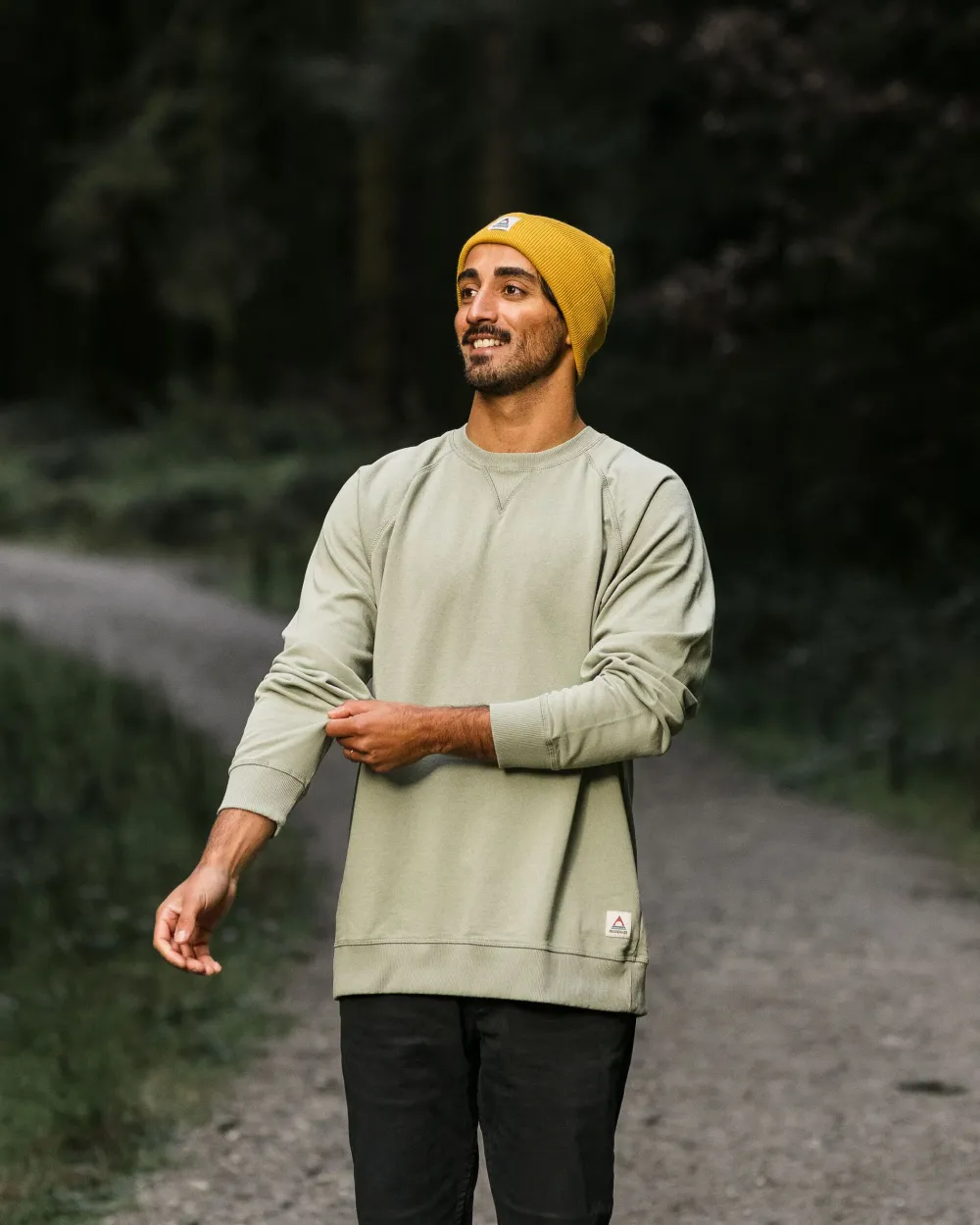 Passenger Hoodies & Sweatshirts|Best Sellers>Heritage Recycled Cotton Sweatshirt Pistachio