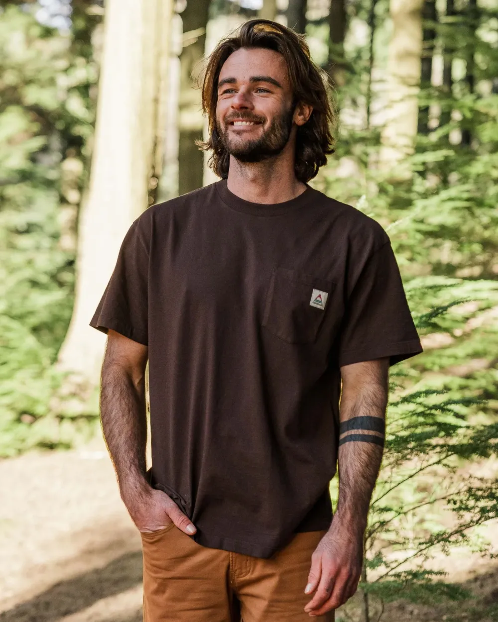 Passenger T-Shirts & Tank Tops|Men's Outlet>Heritage Recycled Relaxed Fit T-Shirt Java