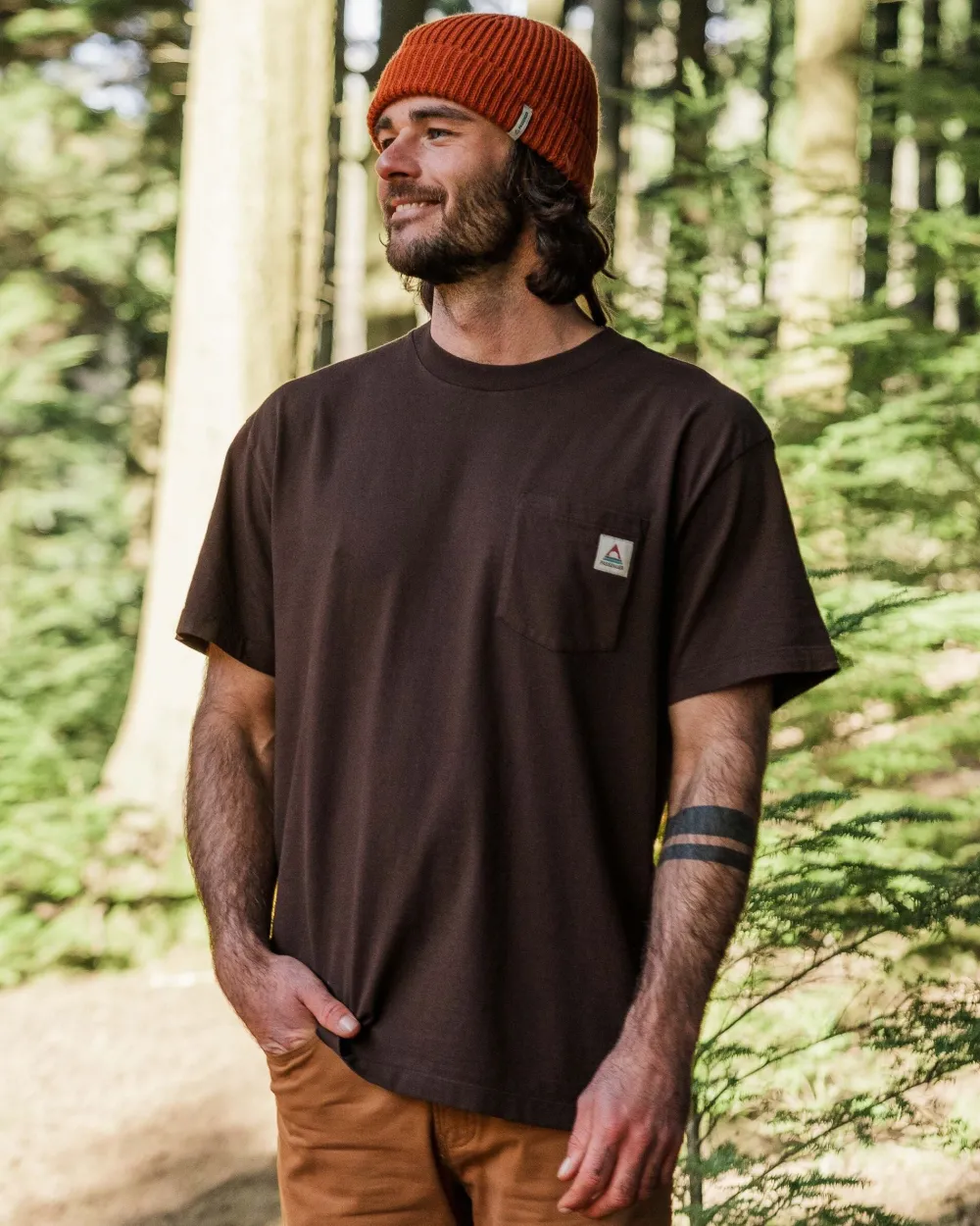 Passenger T-Shirts & Tank Tops|Men's Outlet>Heritage Recycled Relaxed Fit T-Shirt Java