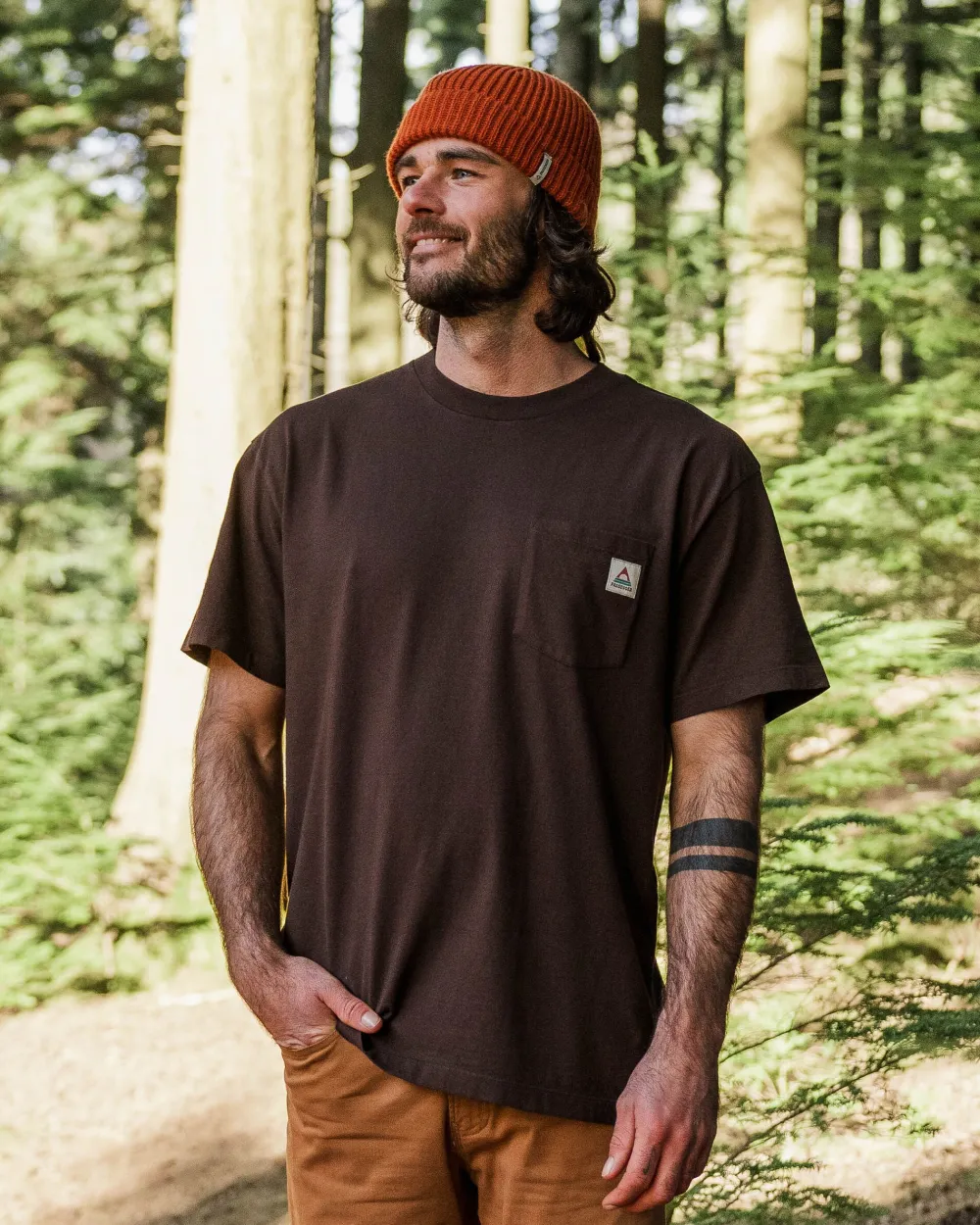 Passenger T-Shirts & Tank Tops|Men's Outlet>Heritage Recycled Relaxed Fit T-Shirt Java