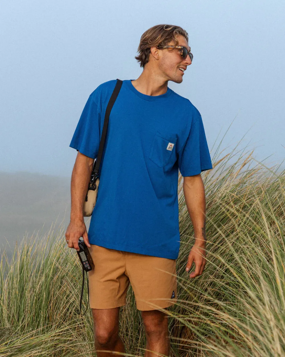 Floris van Bommel T-Shirts & Tank Tops|Men's Outlet>Heritage Recycled Relaxed Fit T-Shirt True Blue