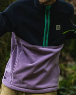 Floris van Bommel Fleece|Fleece>Highland Recycled Polartec® Fleece Lilac/ Deep Navy