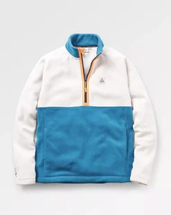 Floris van Bommel Fleece|Fleece>Highland Recycled Polartec® Fleece Corsair/ Vintage White