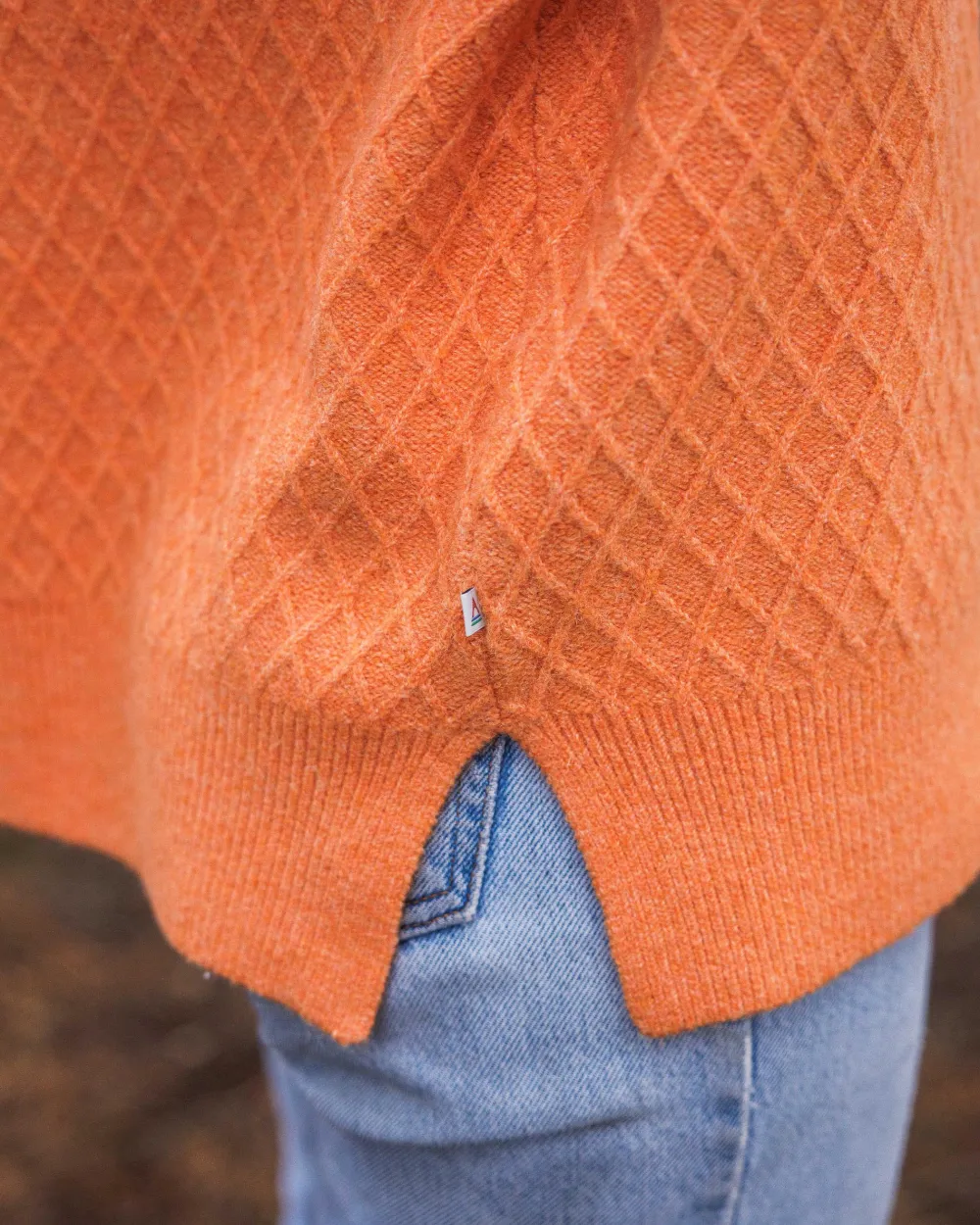 Passenger Knitwear>Hinterland Recycled Knitted Jumper Apricot