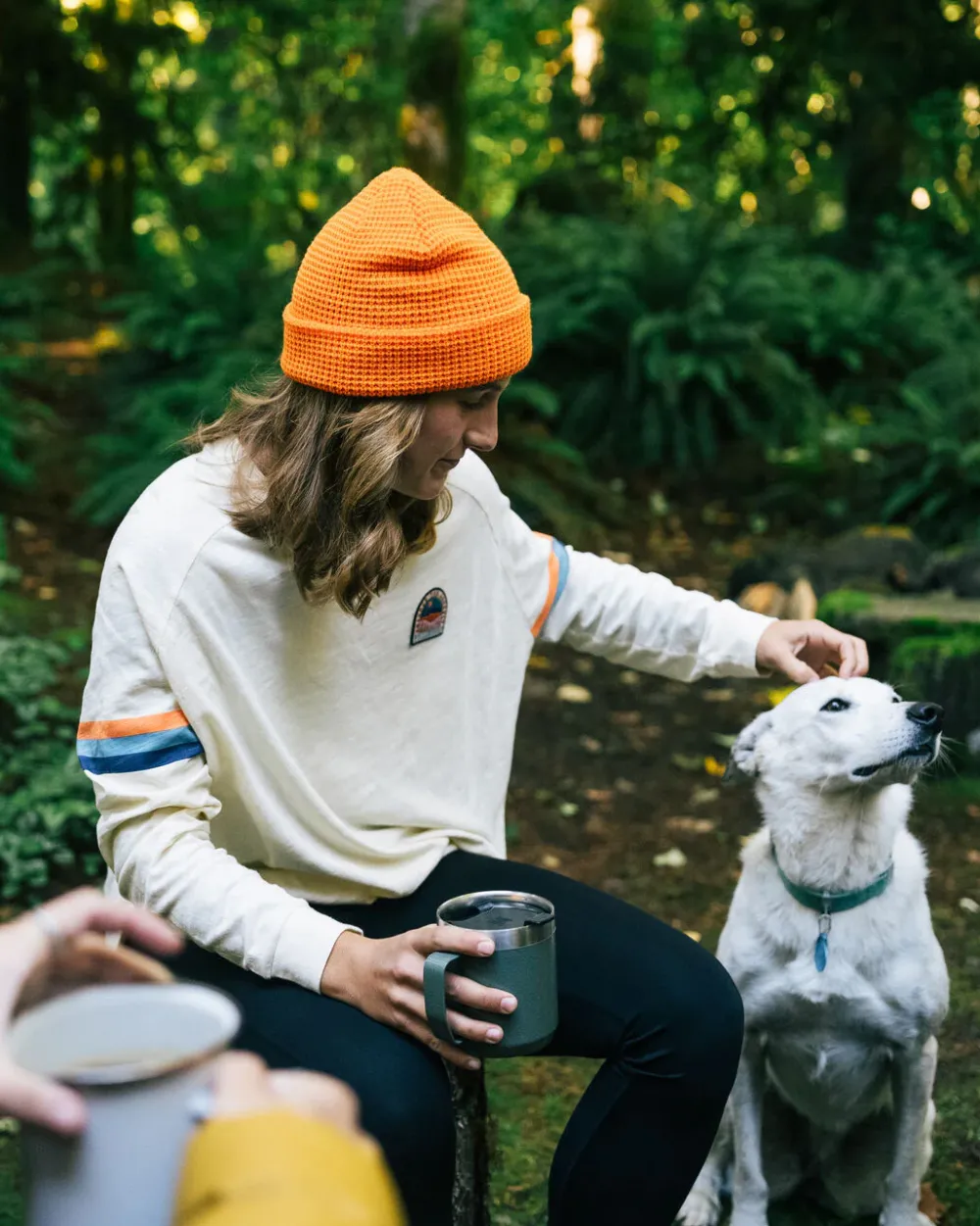 Passenger Tops & T-Shirts>Hope Recycled Cotton Oversized Ls T-Shirt Birch