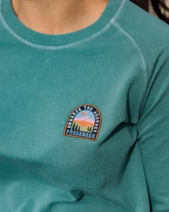 Passenger Hoodies & Sweatshirts|Women's Outlet>Journal Sweatshirt Blue Sea