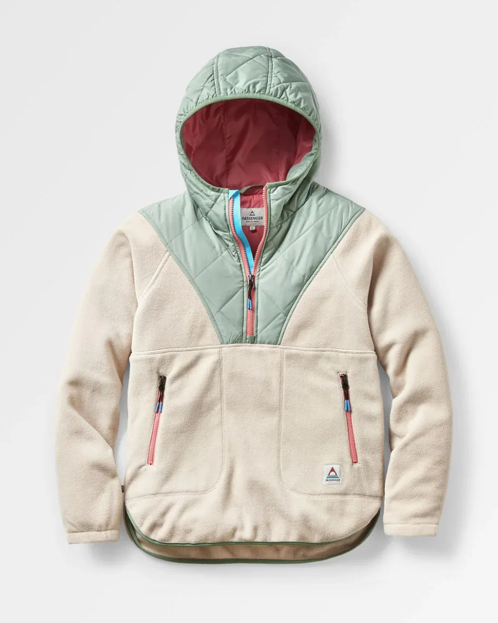Passenger Fleece|Fleece>Juana Recycled Polar Hooded Fleece Oatmeal