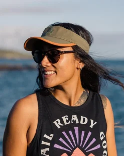 Passenger Accessories|Caps & Hats>Lima Recycled Visor Dusty Olive