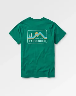 Passenger T-Shirts & Tank Tops|Best Sellers>Made To Roam Recycled Cotton T-Shirt Forest Green