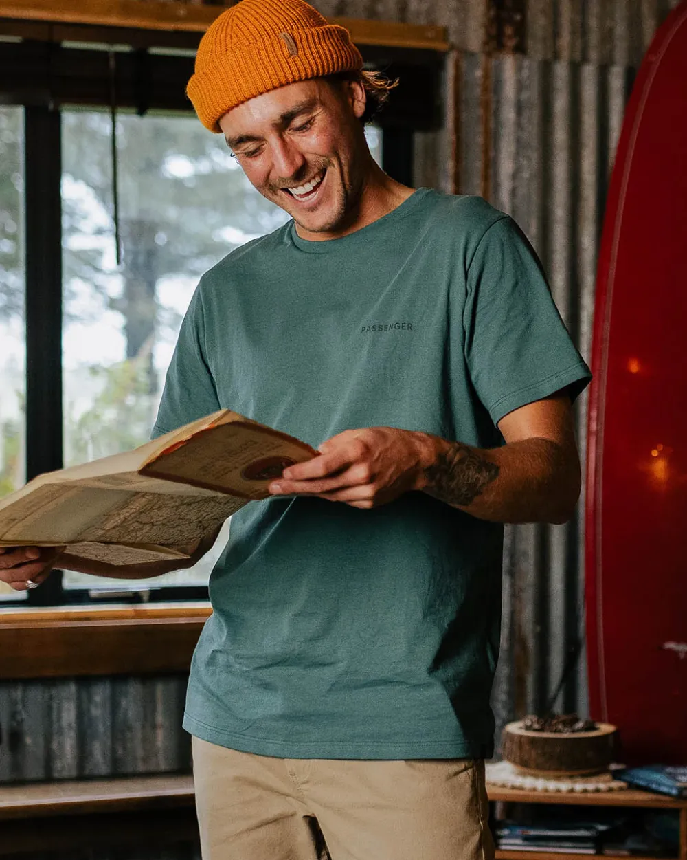 Passenger T-Shirts & Tank Tops|Best Sellers>Made To Roam Recycled Cotton T-Shirt Deep Ocean
