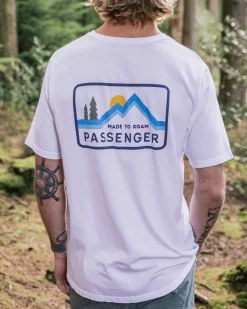 Passenger T-Shirts & Tank Tops>Made to Roam Recycled Cotton T-Shirt White