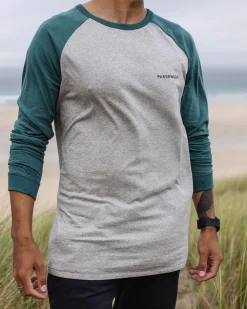 Passenger T-Shirts & Tank Tops|Best Sellers>Made To Roam Recycled LS T-Shirt Grey Marl