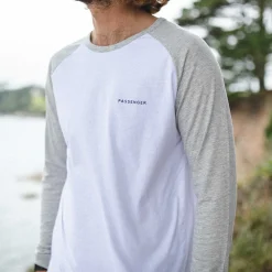 Passenger T-Shirts & Tank Tops|Best Sellers>Made To Roam Recycled LS T-Shirt White