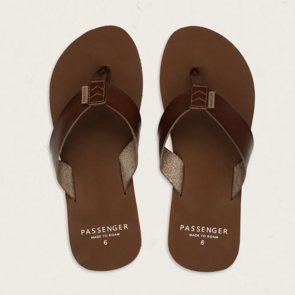 Passenger Flip Flops & Sandals|Flip Flops & Sandals>Malibu Flip Flop Dark Brown