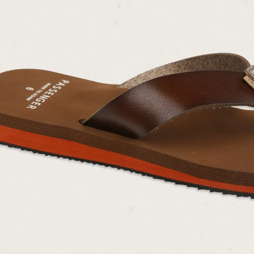 Passenger Flip Flops & Sandals|Flip Flops & Sandals>Malibu Flip Flop Dark Brown