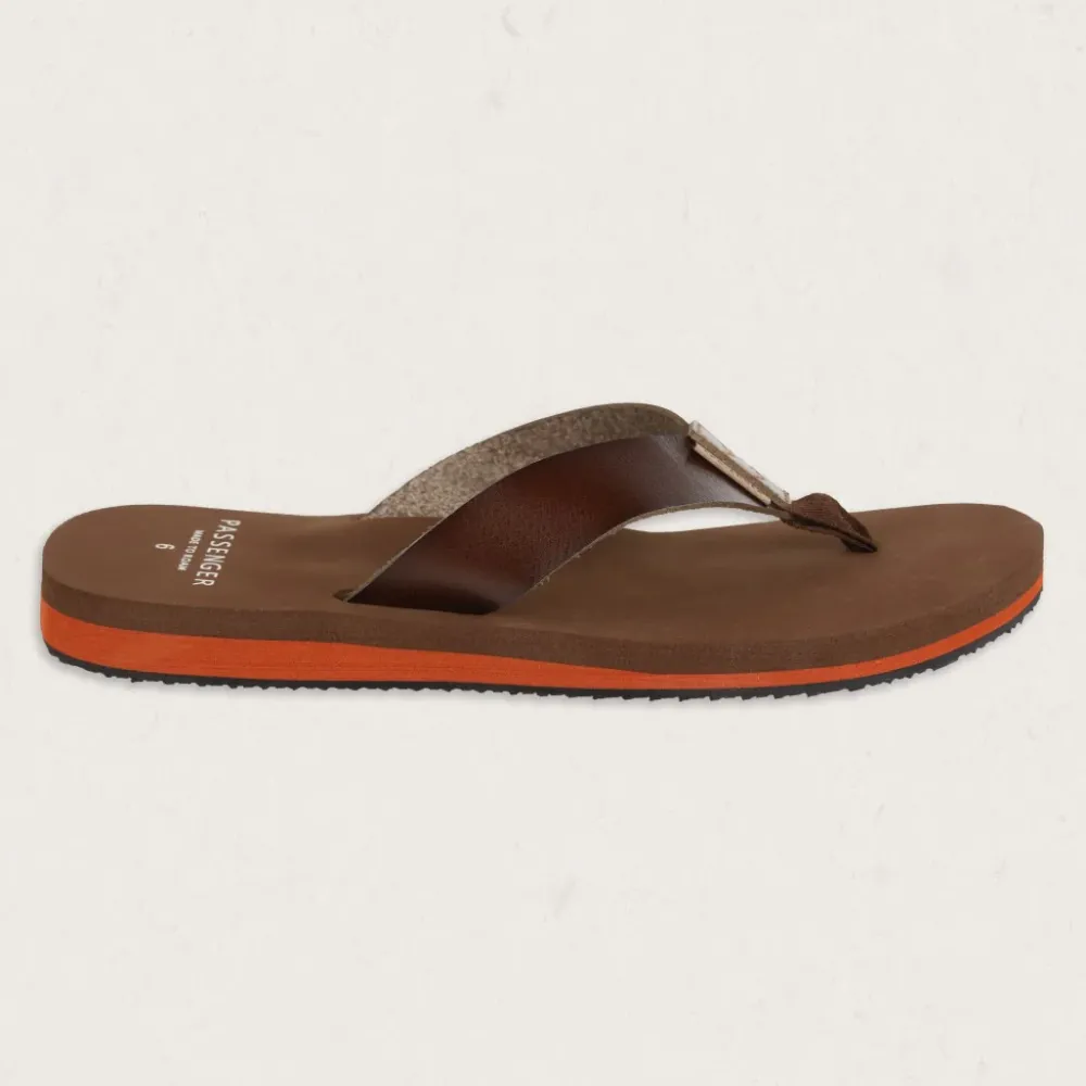 Passenger Flip Flops & Sandals|Flip Flops & Sandals>Malibu Flip Flop Dark Brown