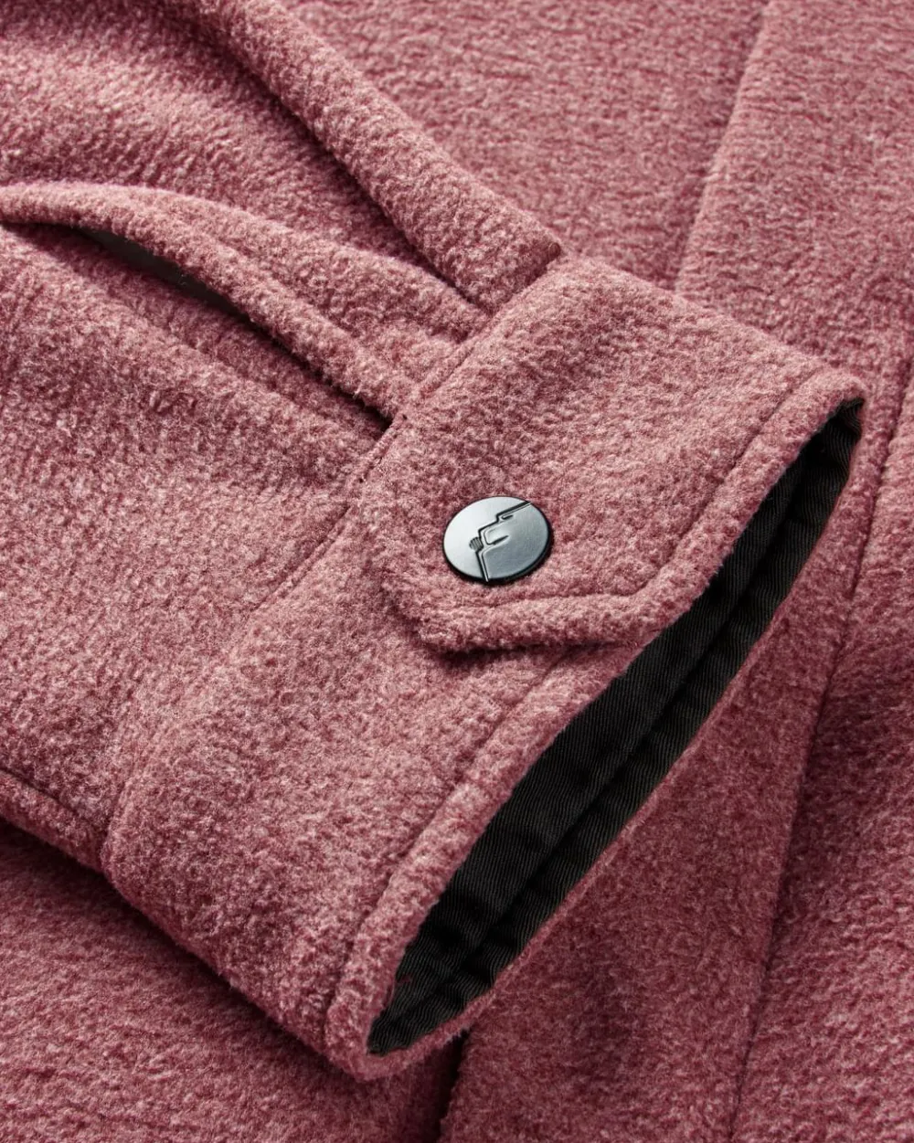 Passenger Shirts|Fleece>Maple Recycled Polar Fleece Shirt Wine Marl