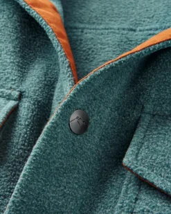 Passenger Shirts|Fleece>Maple Recycled Polar Fleece Shirt Mediterranean Marl