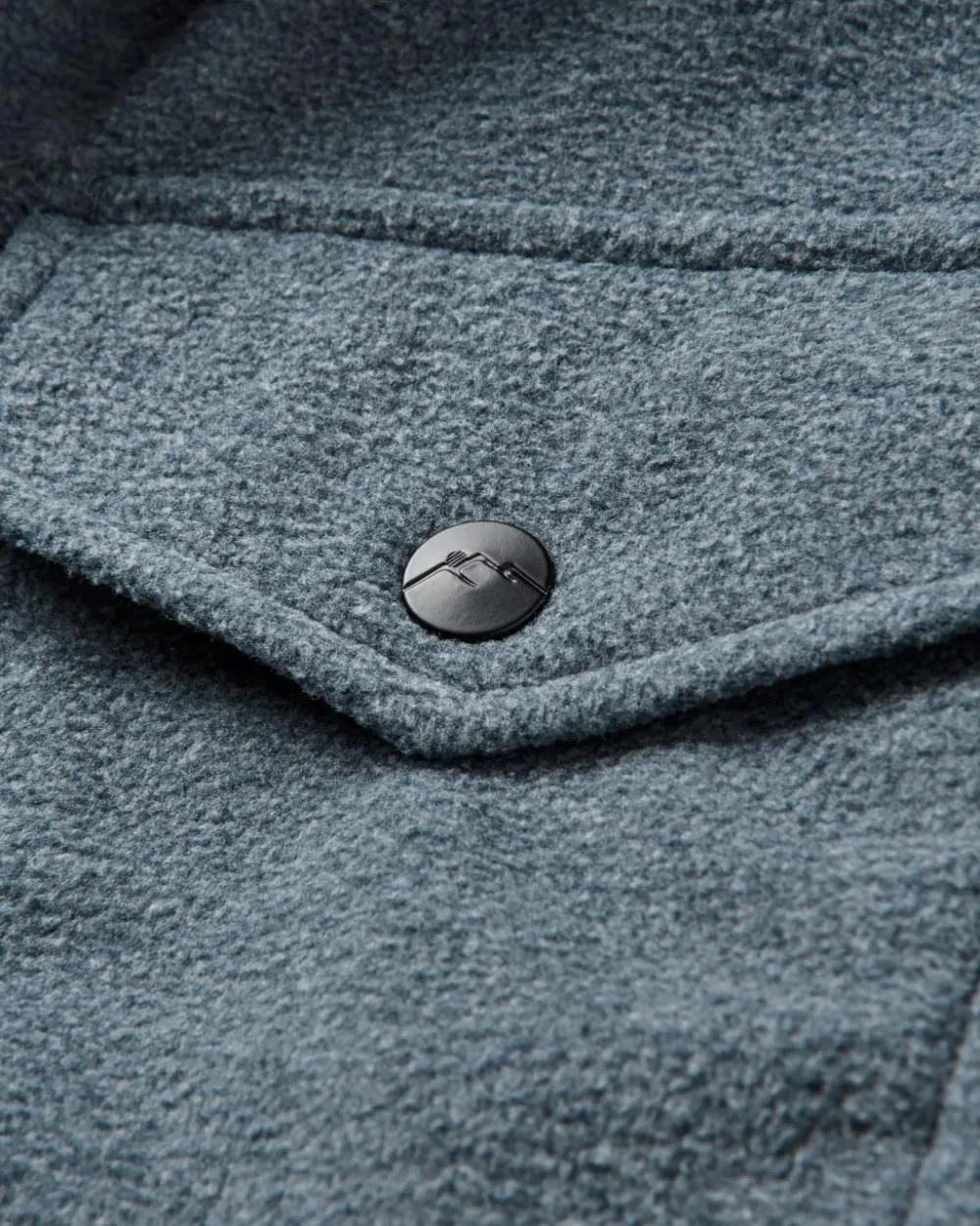 Passenger Shirts|Fleece>Maple Recycled Polar Fleece Shirt Navy Marl