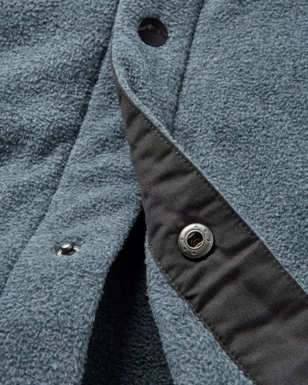 Passenger Shirts|Fleece>Maple Recycled Polar Fleece Shirt Navy Marl