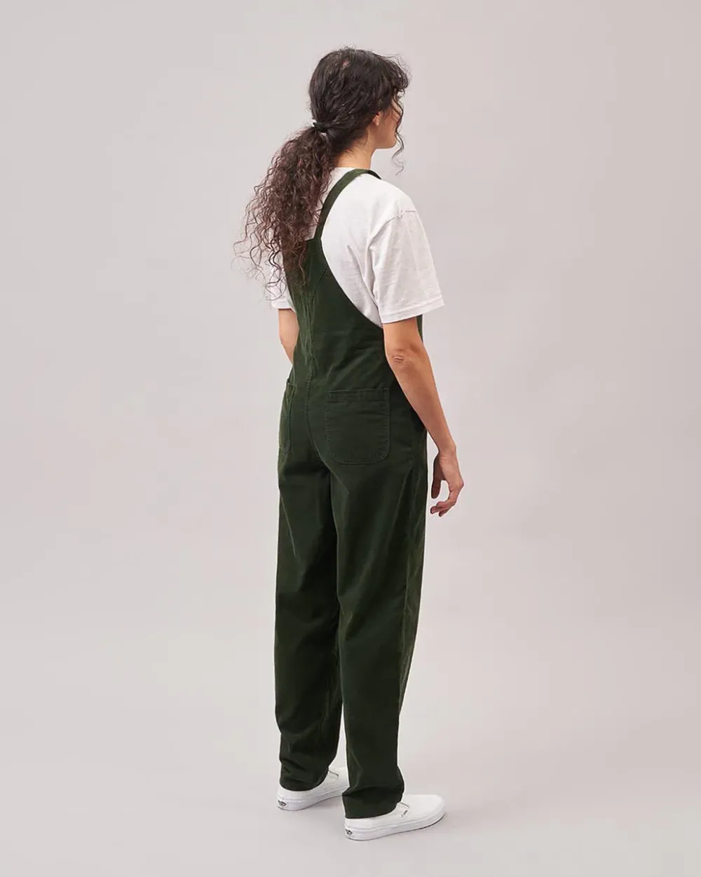 Passenger Dungarees & Pants|Women's Outlet>Meadows Cord Dungarees Fir Tree