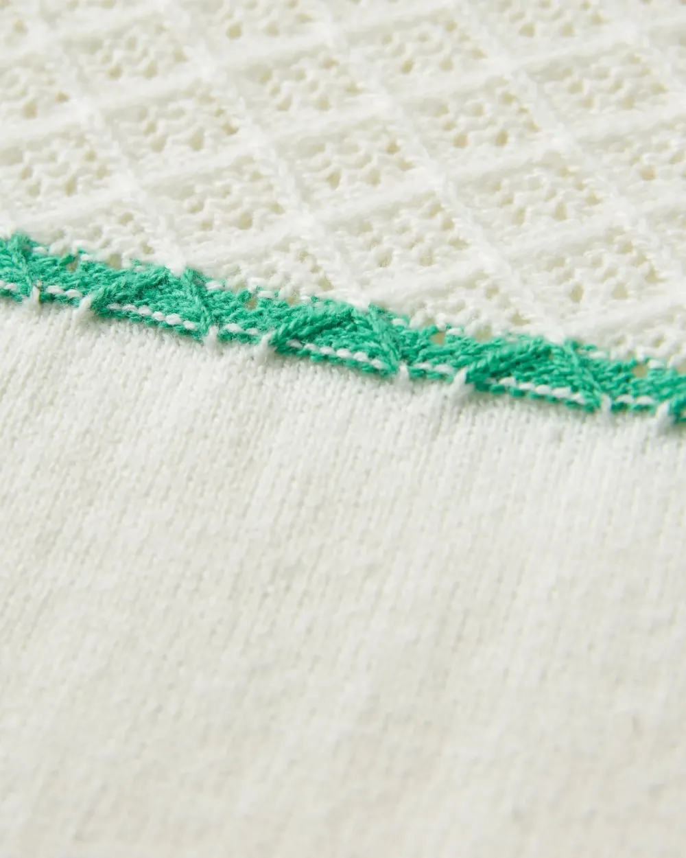 Passenger Knitwear>Migrate Organic Knitted Jumper Green spruce stripe