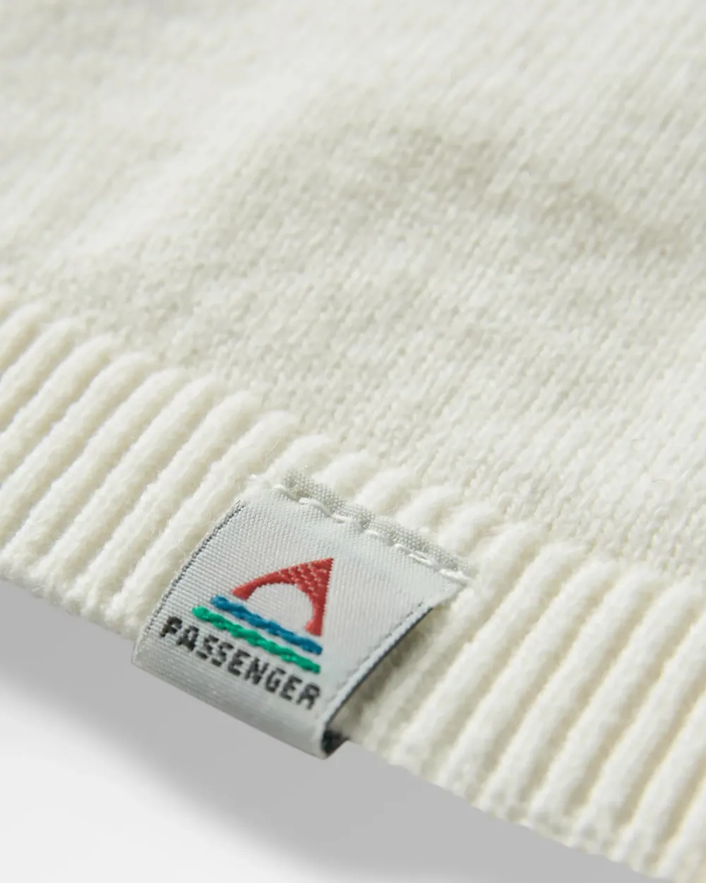 Passenger Knitwear>Migrate Organic Knitted Jumper Green spruce stripe