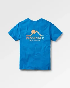 Passenger T-Shirts & Tank Tops|Men's Outlet>MTR Recycled Cotton T-Shirt Soft Cobalt