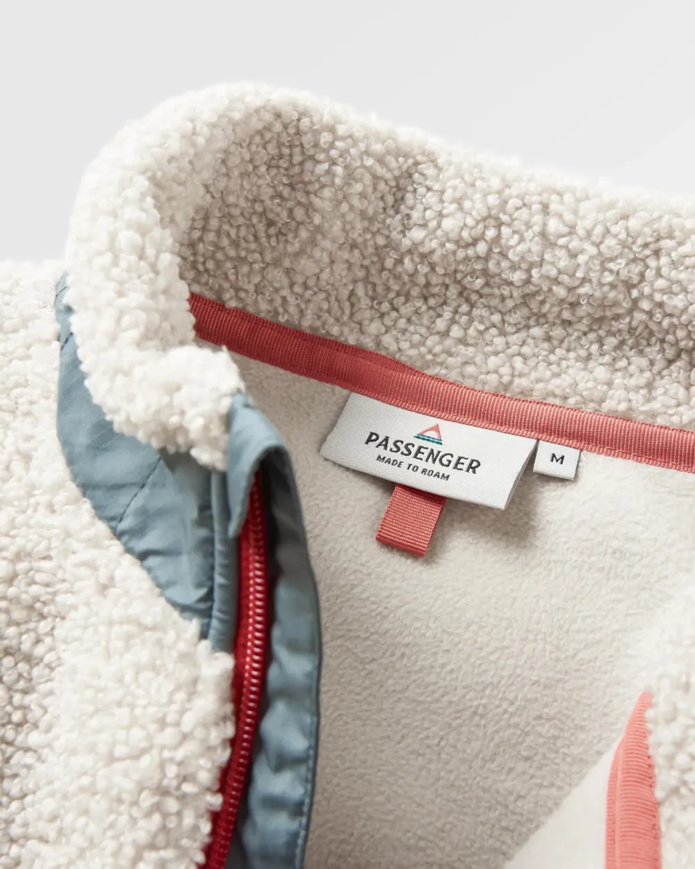 Floris van Bommel Fleece|Fleece>Muse Recycled Polar-Lined Sherpa Fleece Pebble Grey