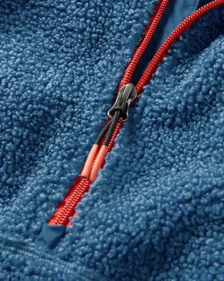 Floris van Bommel Fleece|Fleece>Muse Recycled Polar-Lined Sherpa Fleece Blue Steel