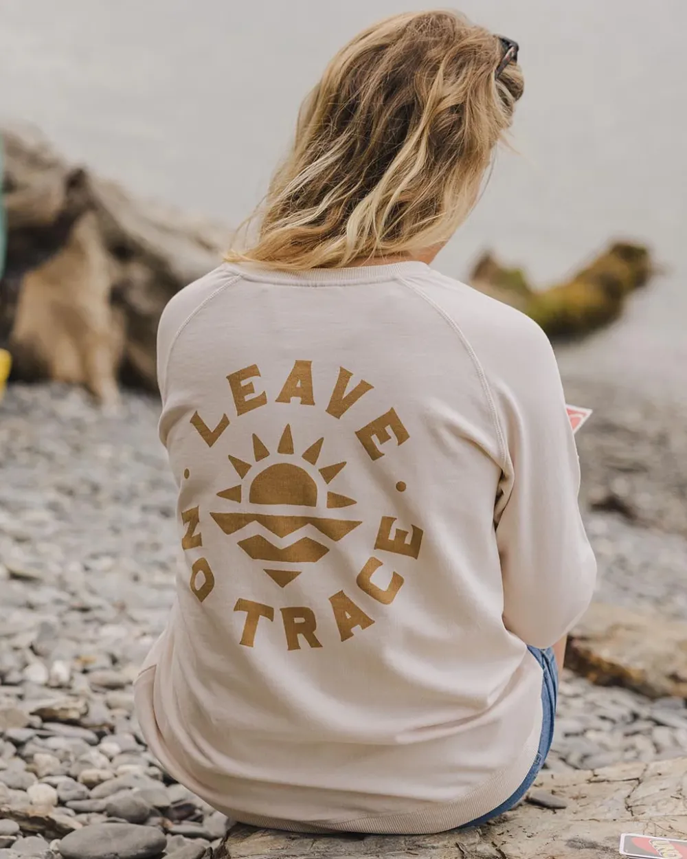 Passenger Hoodies & Sweatshirts|Women's Outlet>Mystic Recycled Cotton Sweatshirt Birch