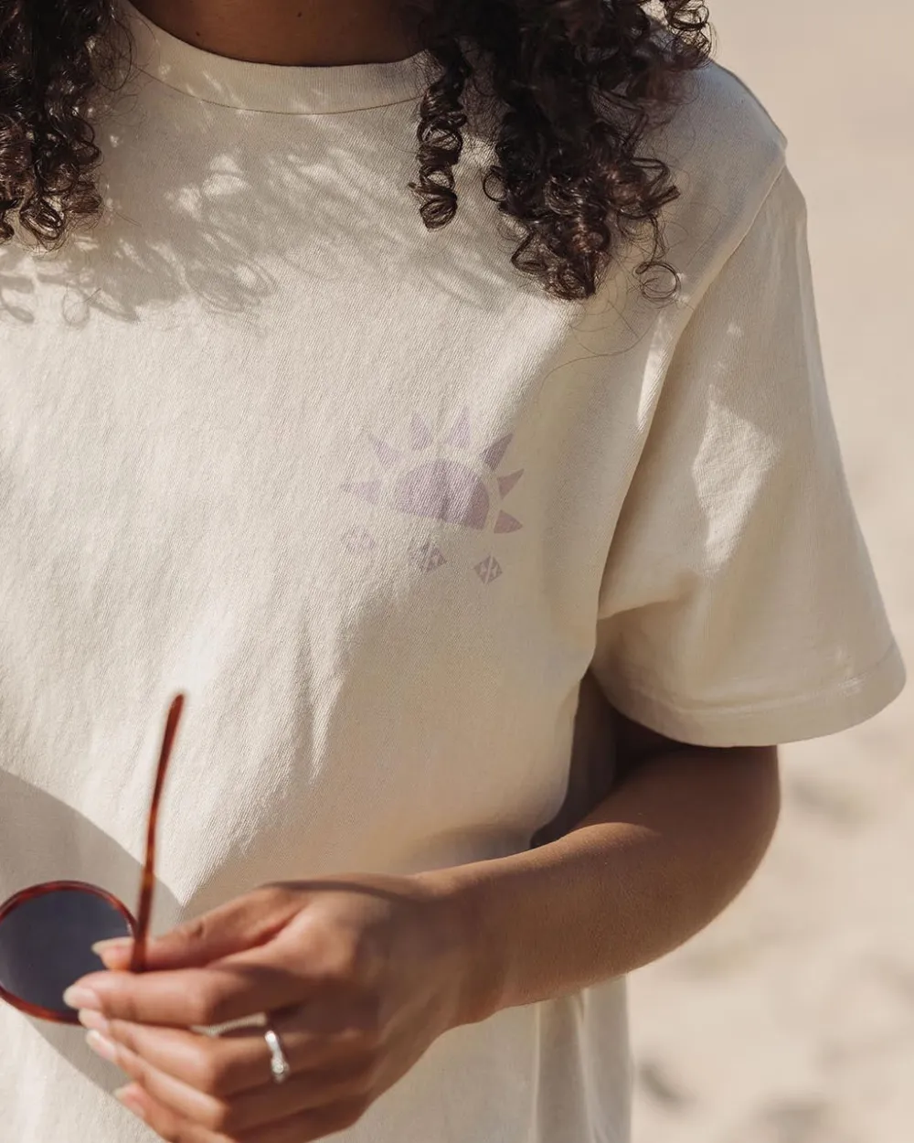 Passenger Tops & T-Shirts|Women's Outlet>Mystic Recycled Cotton T-Shirt Birch