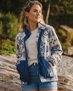 Passenger Fleece|Fleece>Navegado Recycled Polar Fleece Large Tile Oatmeal