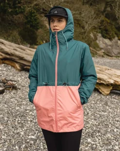 Passenger Water Resistant|Shell>Nimbin Recycled Full Zip Water Resistant Jacket Mediterranean