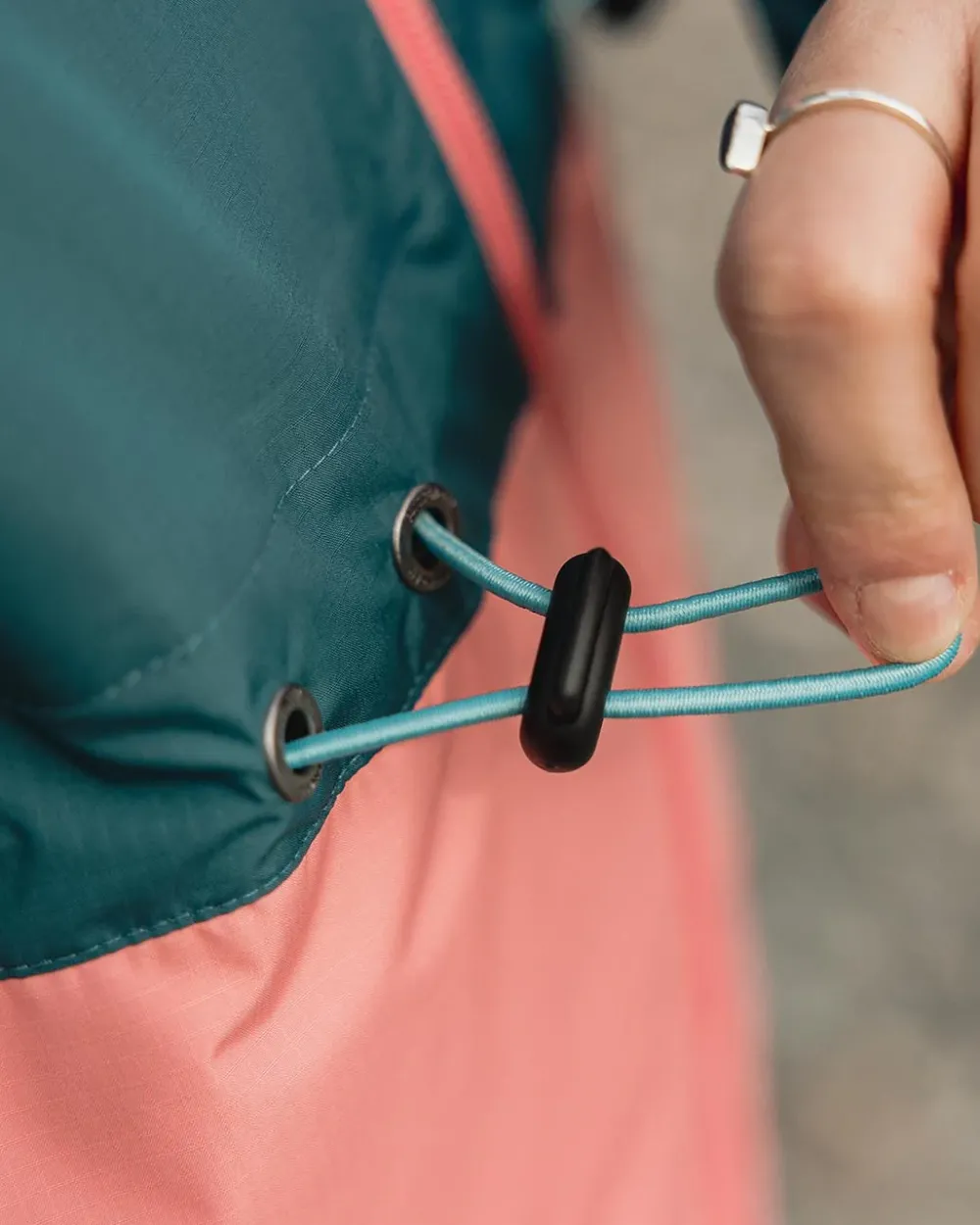 Passenger Water Resistant|Shell>Nimbin Recycled Full Zip Water Resistant Jacket Mediterranean