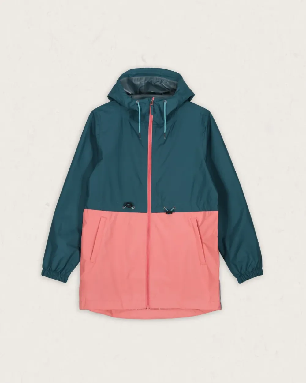 Passenger Water Resistant|Shell>Nimbin Recycled Full Zip Water Resistant Jacket Mediterranean