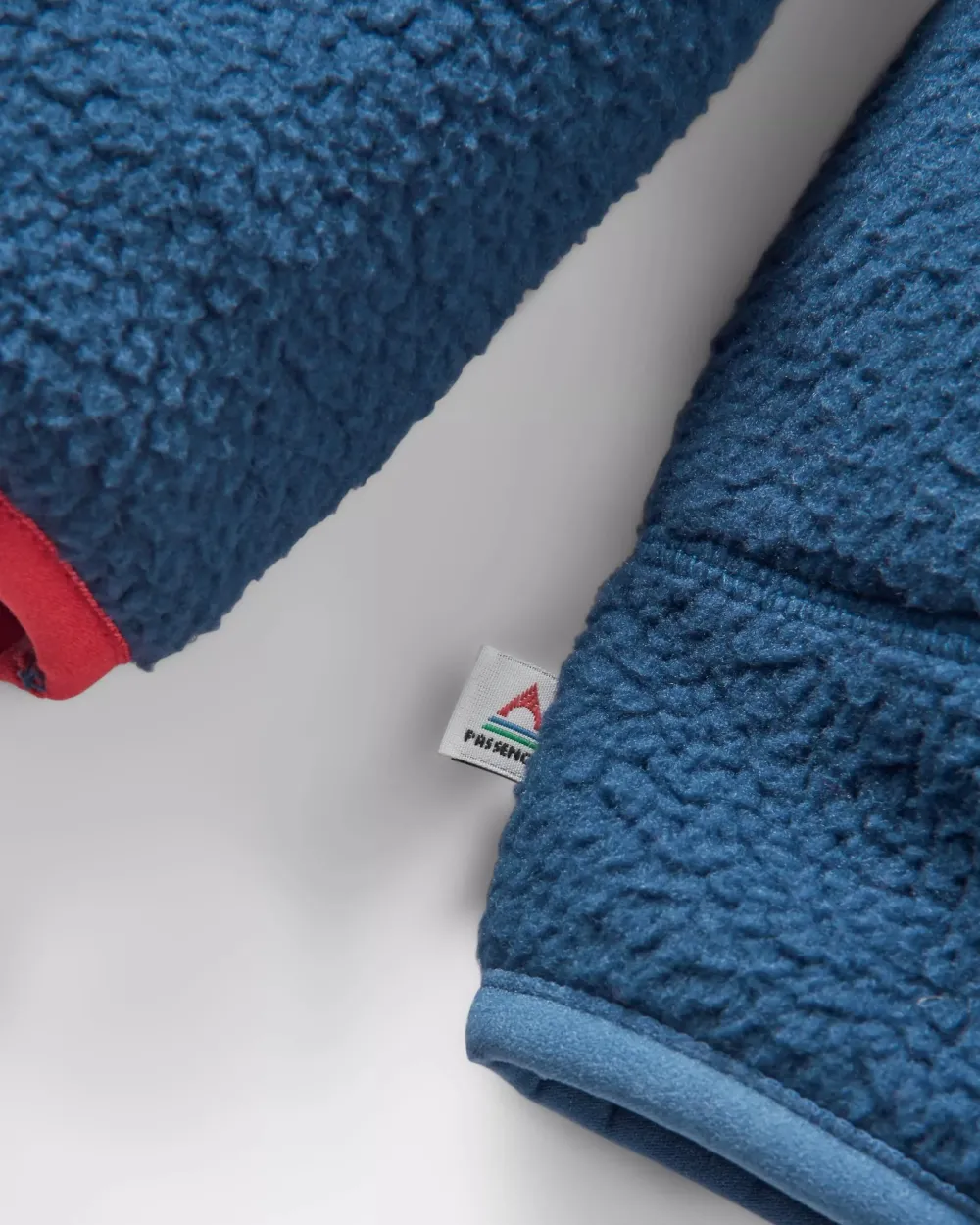 Passenger Fleece|Fleece>North Coast 2.0 Full Zip Recycled Sherpa Fleece Dark Denim