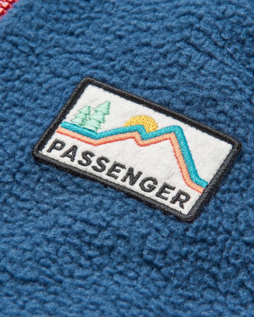 Passenger Fleece|Fleece>North Coast 2.0 Full Zip Recycled Sherpa Fleece Dark Denim