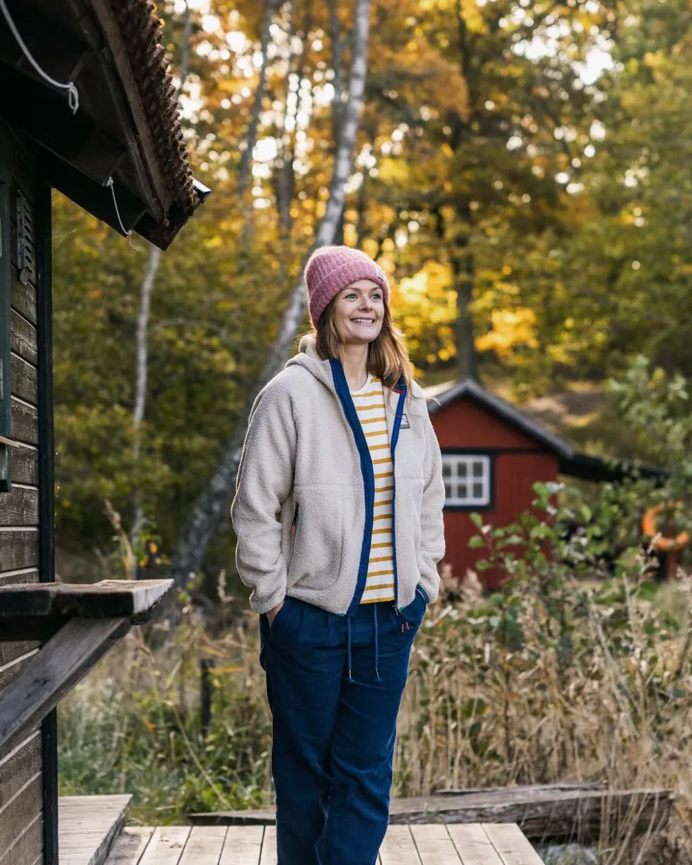 Passenger Fleece|Fleece>North Coast 2.0 Full Zip Recycled Sherpa Fleece Oatmeal