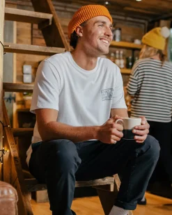 Passenger T-Shirts & Tank Tops|Men's Outlet>Nowhere Bound Recycled Cotton T-Shirt White