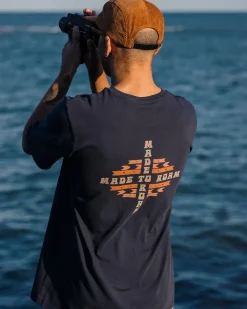 Floris van Bommel T-Shirts & Tank Tops|Men's Outlet>Oar Recycled Cotton T-Shirt Deep Navy