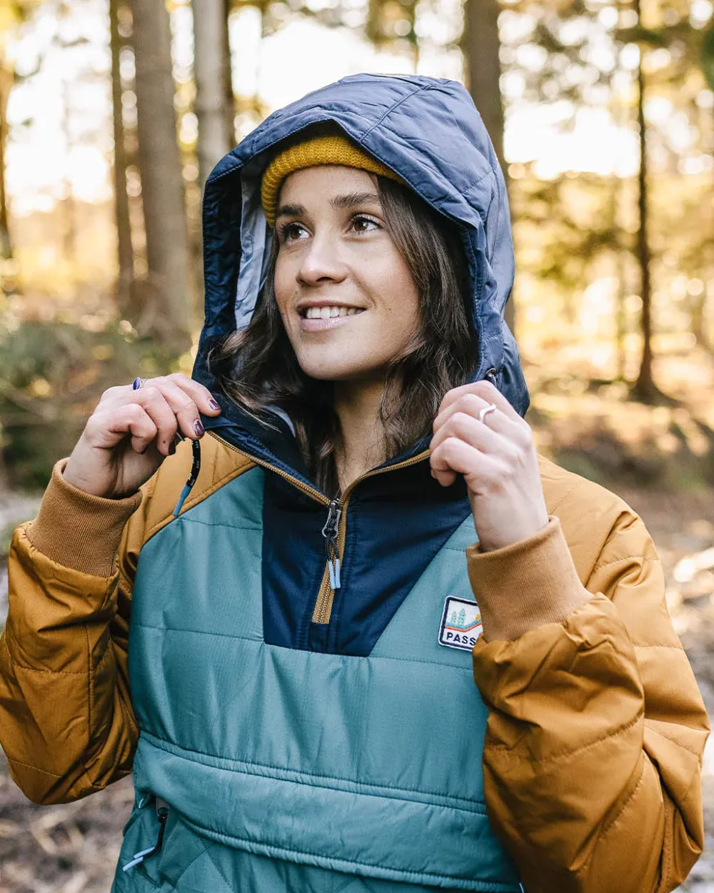 Passenger Water Resistant|Insulated>Ocean Recycled Insulated 1/2 Zip Jacket Deep Ocean