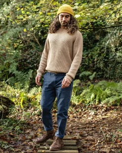 Passenger Knitwear>Offshore Recycled Knitted Jumper Sand